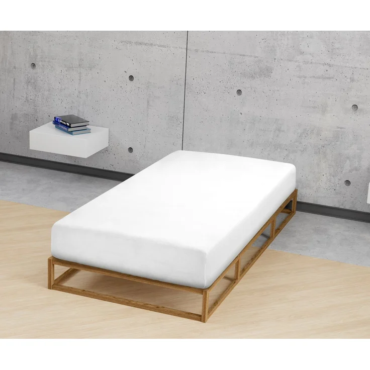 biberna Feinbiber-Spannbetttuch 0002744, weiß, 1x 140x200 cm - 160x200 cm – Bild 3