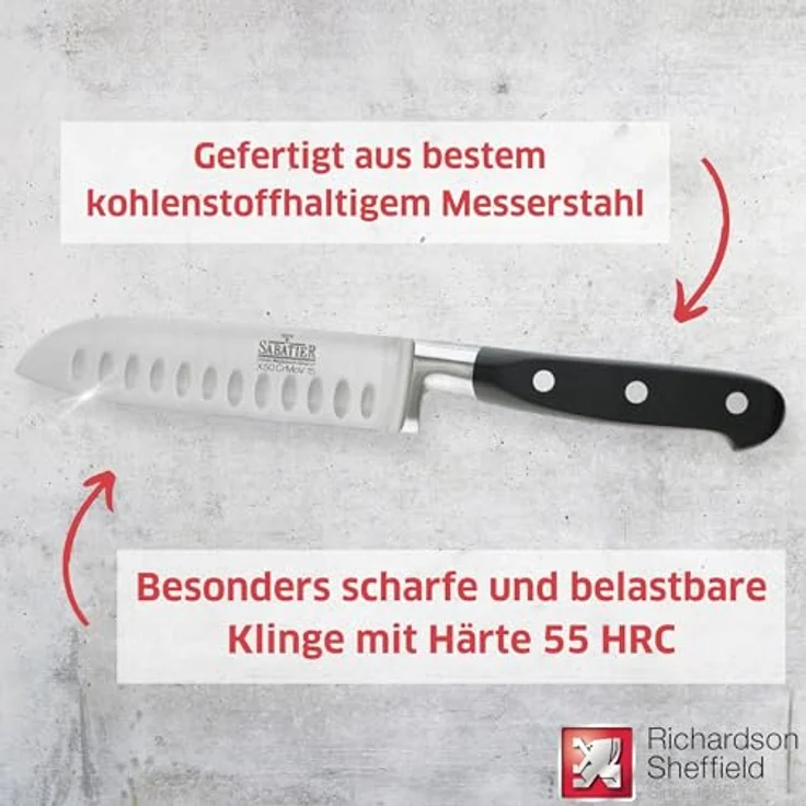 Richardson Sheffield V SABATIER Santokumesser 5" – Bild 3