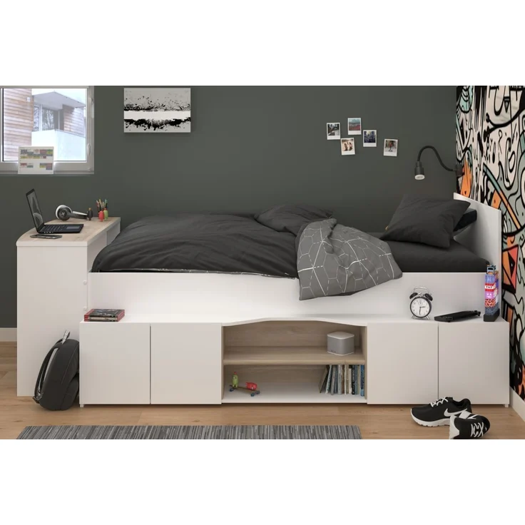 Parisot Kinderzimmer und Jugendzimmer Cleo in weiß und Eiche Set 2-tlg. – Bild 5