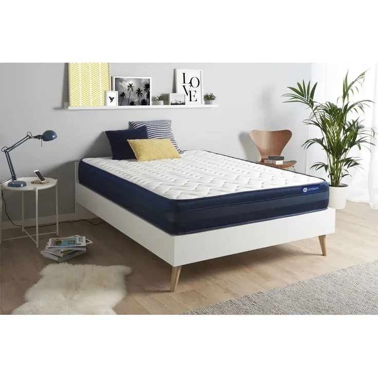 Actimemo tech matratze 200x200 cm, Memory-Schaum, Härtegrad 5, Höhe : 24 cm, 5 Komfortzonen