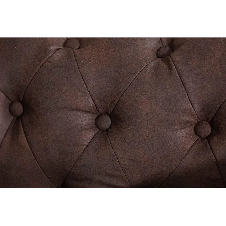 riess-ambiente Sessel CHESTERFIELD 110cm vintage braun (Einzelartikel, 1-St), Wohnzimmer · Microfaser · mit Federkern · mit Armlehnen · Design – Bild 7