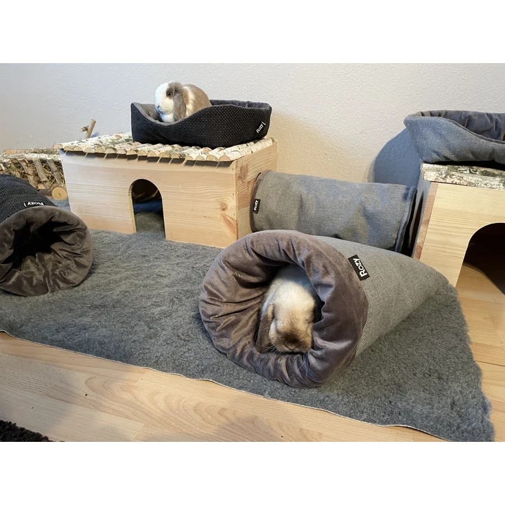 Ollesch Nager Schlafsack Charle 45 x 25 cm silber – Bild 2