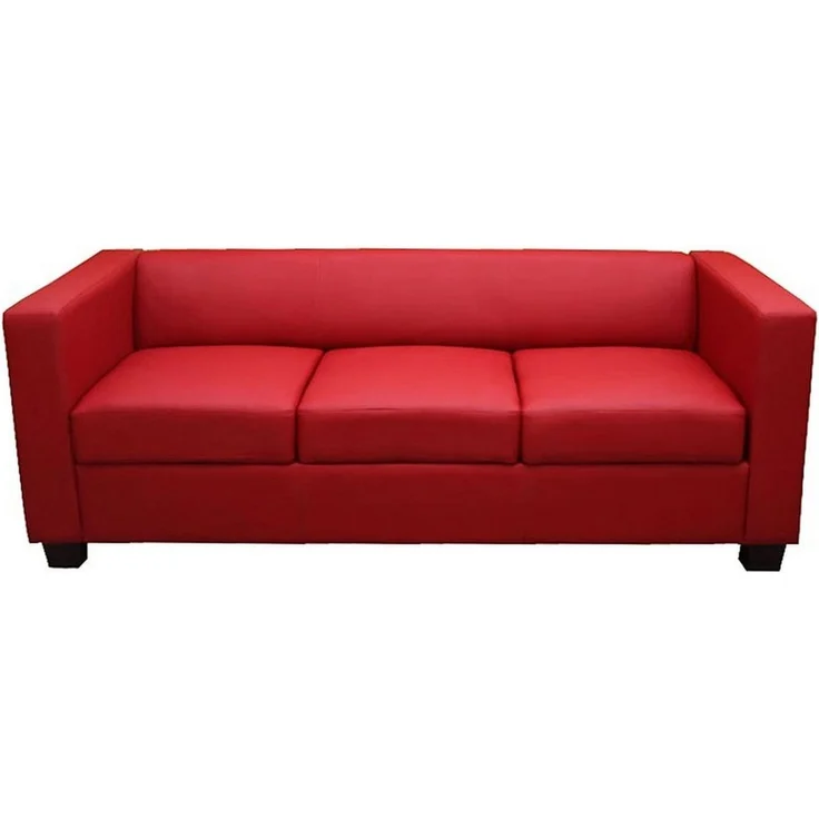 MCW 3-Sitzer Lille-S-K-3, 3-Sitzer, bequeme Sitzpolsterung, Lounge-Stil, Abgerundete Kanten – Bild 1