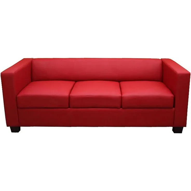 MCW 3-Sitzer Lille-S-K-3, 3-Sitzer, bequeme Sitzpolsterung, Lounge-Stil, Abgerundete Kanten