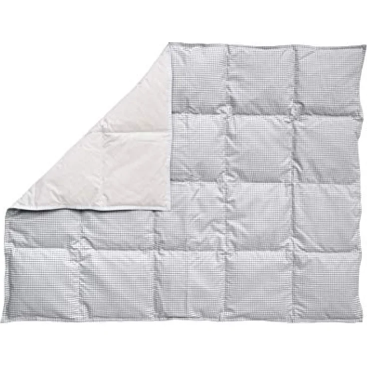 Tavolinchen Baby-Daunen-Decke "TwistKaro" Babydecke, Kinderdecke, Daunendecke, Bettdecke - grau - 100/140 – Bild 3