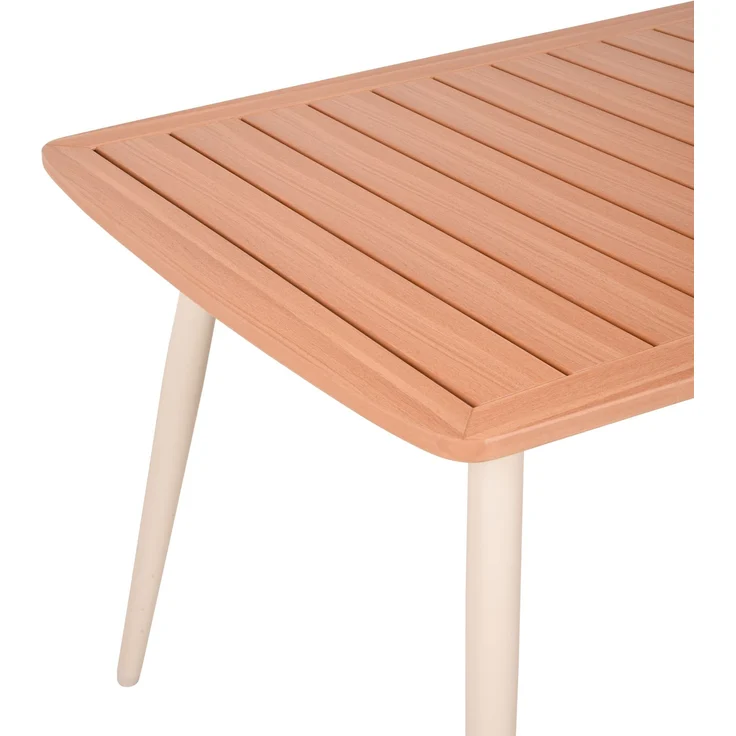 Garten-Sitzgruppe LIVIA - Kunststoff, Braun | Gartenmöbel-Set Gartengarnitur Garten-Essgruppe mit Stühlen und Esstisch – Bild 6