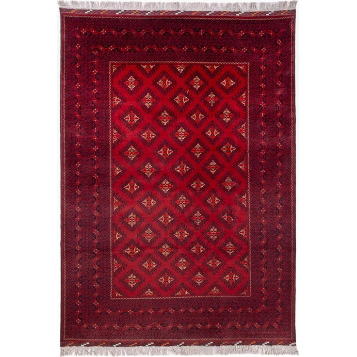 Afghan Teppich - Buchara - 288x192 cm - rot – Bild 1