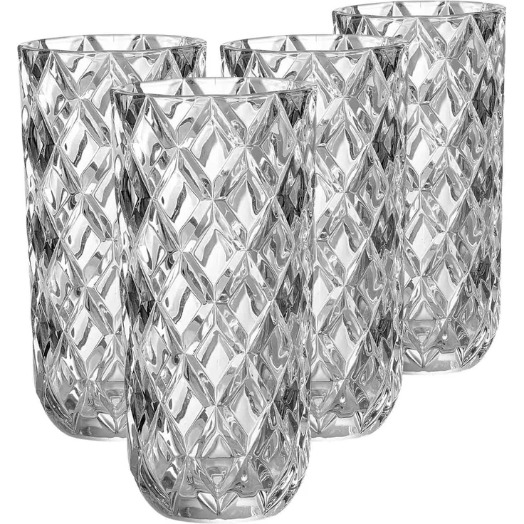 Ritzenhoff & Breker Luca Vase 19,5 cm raute 4er Set – Bild 1