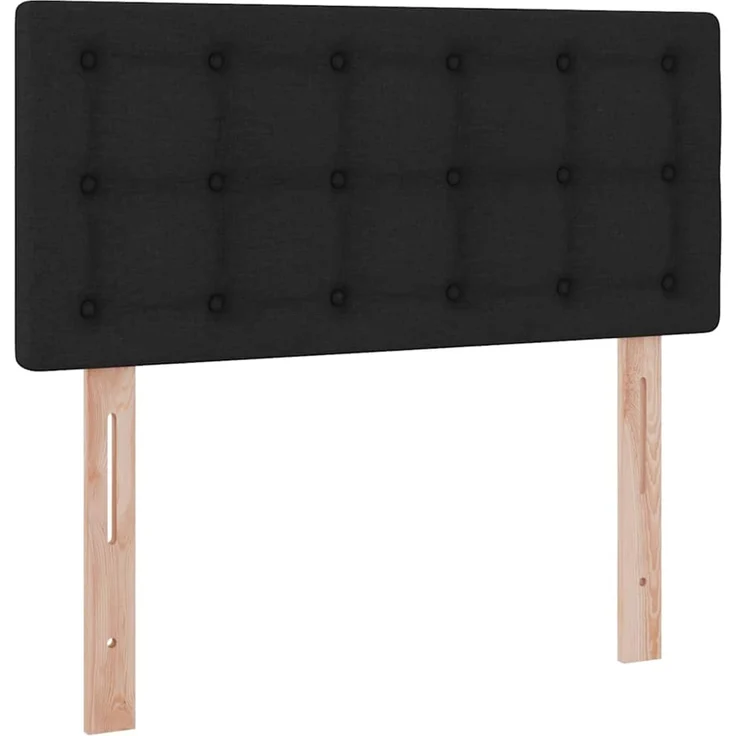 vidaXL LED-Speicherbett mit Matratze Schwarz 100 x 200 cm Stoff 3371252 – Bild 10