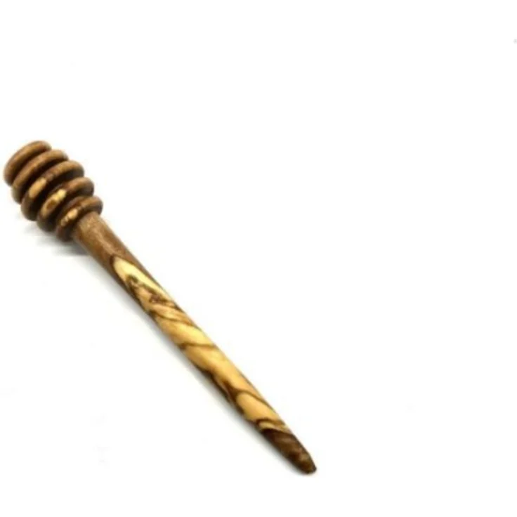 Olivenholz-erleben Marmeladenlöffel Honiglöffel aus massivem Olivenholz – Länge ca. 14 cm (1 Stück), Geschmackneutral & hygienisch, robust & langlebig, jeder ein Unikat – Bild 4