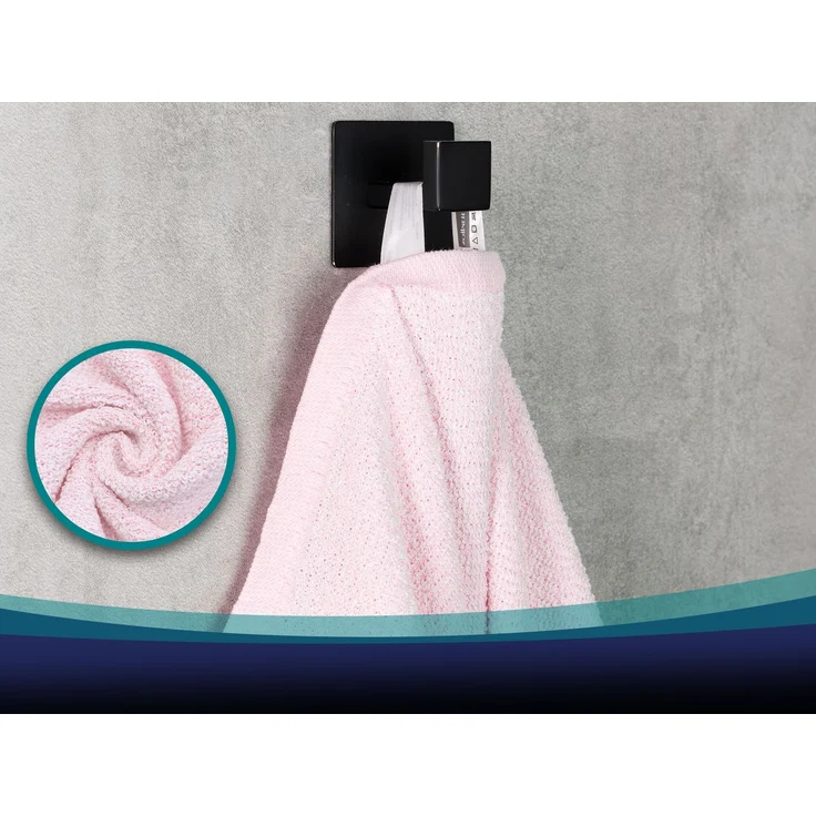 ZOLLNER 10er Set Handtücher, 70% Baumwolle, 30% Polyester, rosa, 50x100 cm – Bild 2