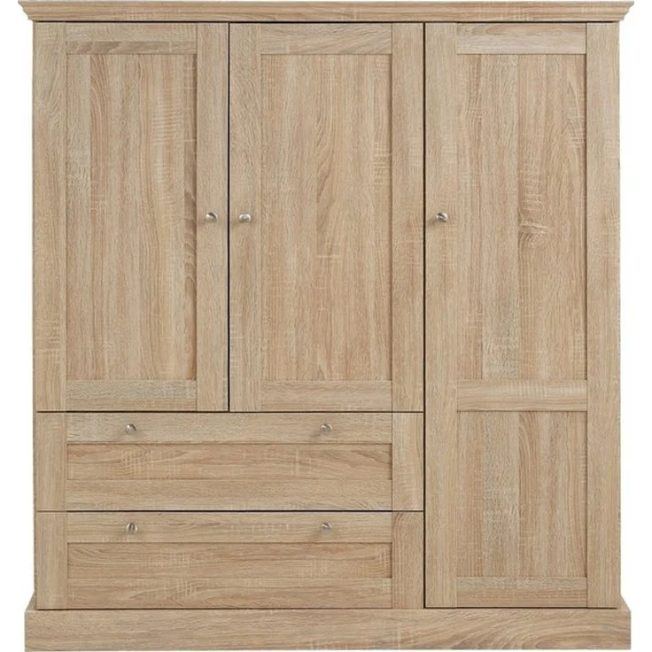 Home affaire Drehtürenschrank Binz Mehrzweckschrank, in folierter Holzopik, viele Stauraummöglichkeiten – Bild 4