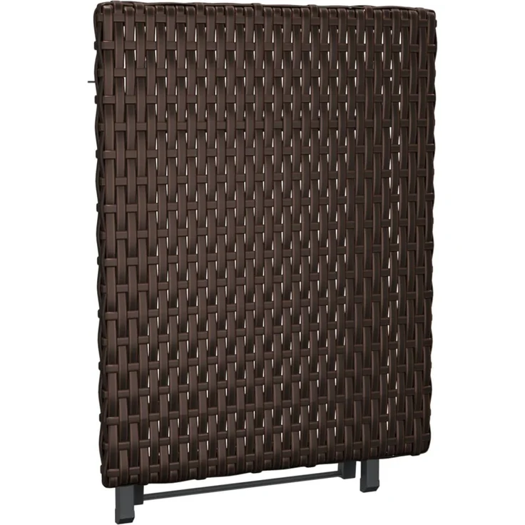 Gartentisch,Klapptisch Braun 45 x 35 x 32 cm Poly Rattan – Bild 5