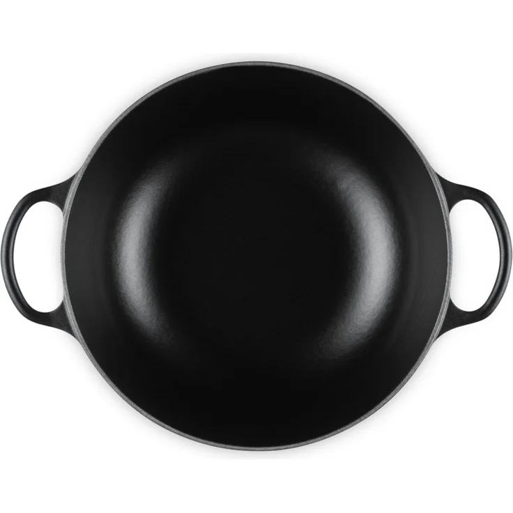 Le Creuset Stew Pot Rund Signature 26 cm Schwarz - Schwarz - 26 cm – Bild 3