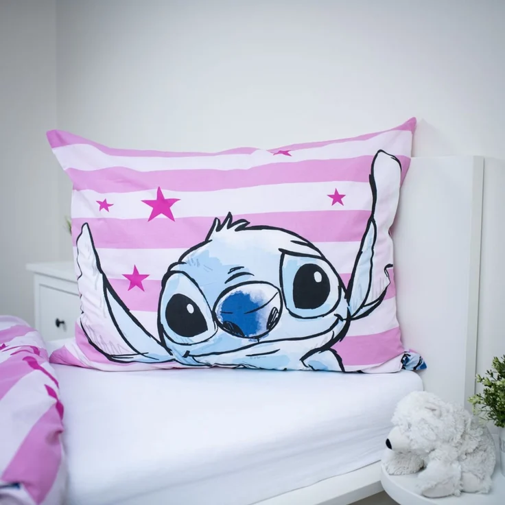 Disney Lilo & Stitch Bettwäsche 140 × 200 cm Baumwolle Bettbezug Kissenbezug mit Reißverschluss – Bild 5