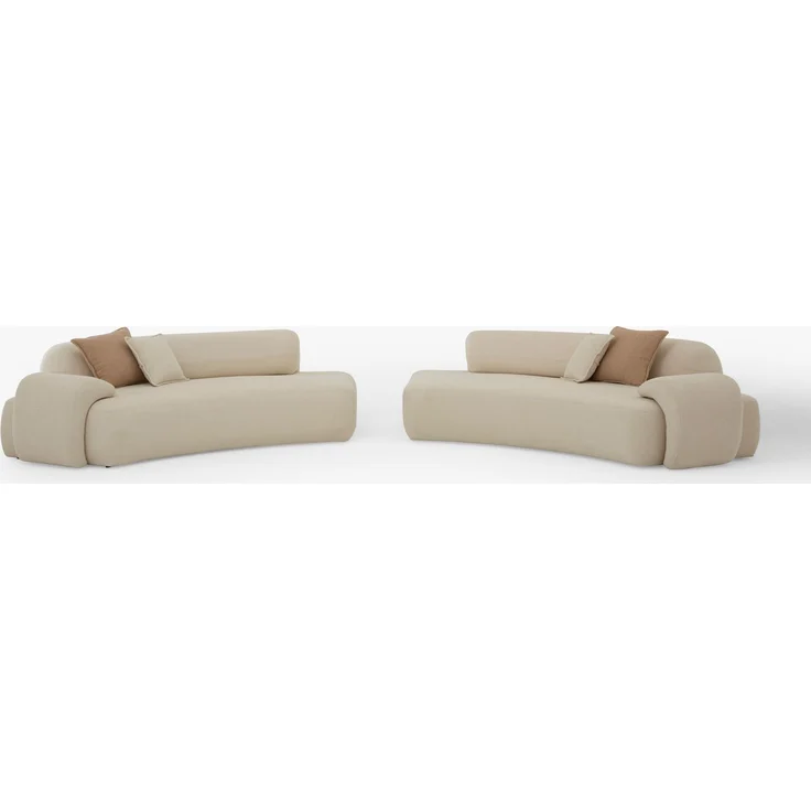 Ecksofa "Olympia" + Sessel-Beige – Bild 12