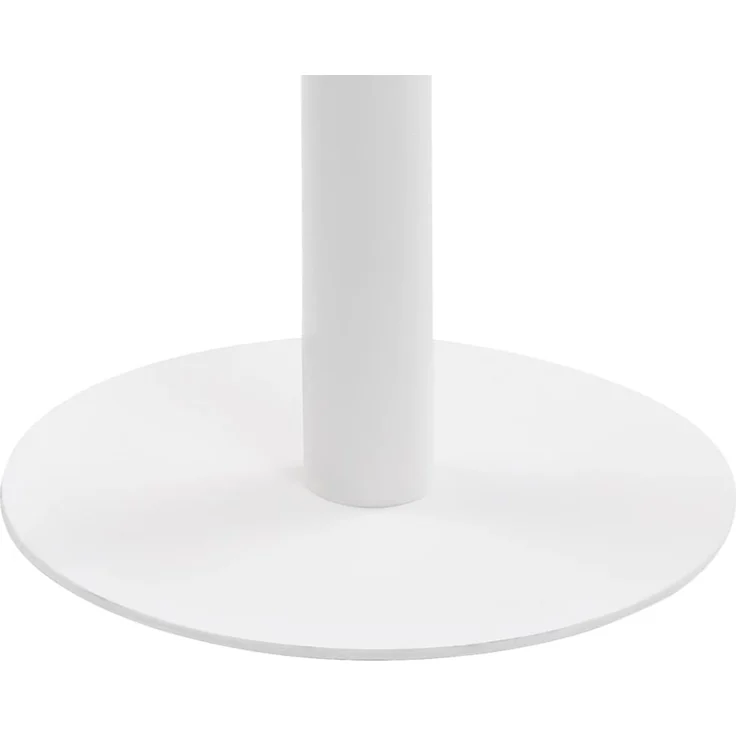 Bistrotisch FLORI rund Hellbraun/Weiß 80 cm MDF | Esstisch kleiner Tisch Cafe Gartentisch Balkontisch Outdoortisch – Bild 3
