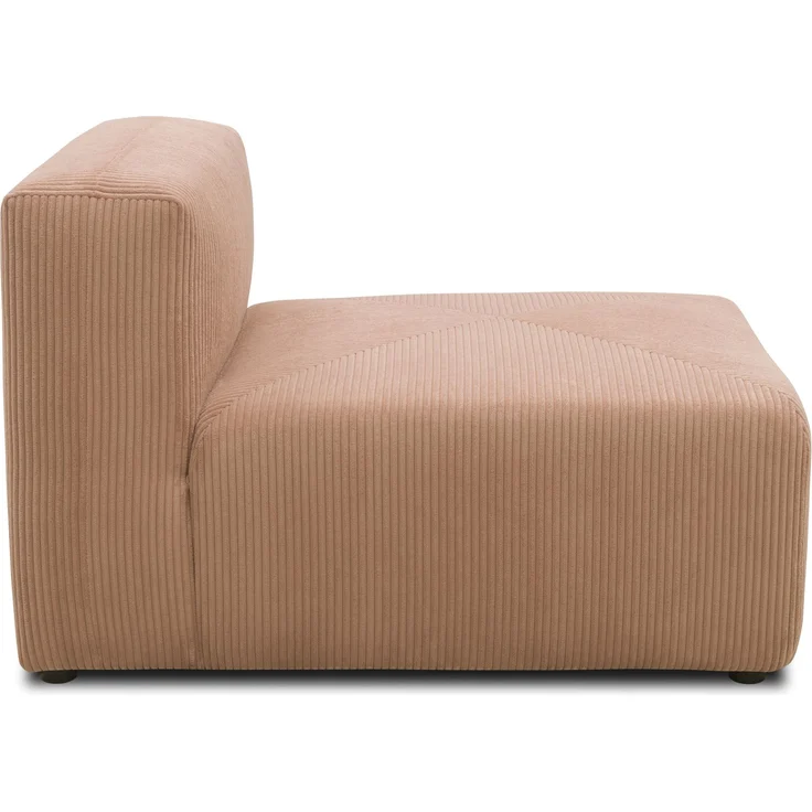 DOMO. collection Polsterhocker 800011, 1FEL, Rechteckig, individuell kombinierbar, modularer Cord Fußhocker, Polstergarnitur, 85 x 108 x 69 (BxTxH), rose – Bild 3
