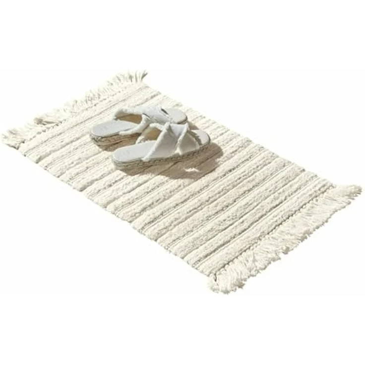 Mirabeau Badematte Badematte Dreamyville creme, Höhe 400 mm, 100% Baumwolle – Bild 1