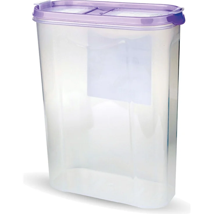Vorratsdosen mit Deckel 2,8 Liter ( 8er Pack / Lila ), Luftdicht Schüttdose BPA frei, Vorratsbehälter Set - Frischhaltedosen Klappdeckel – Bild 3
