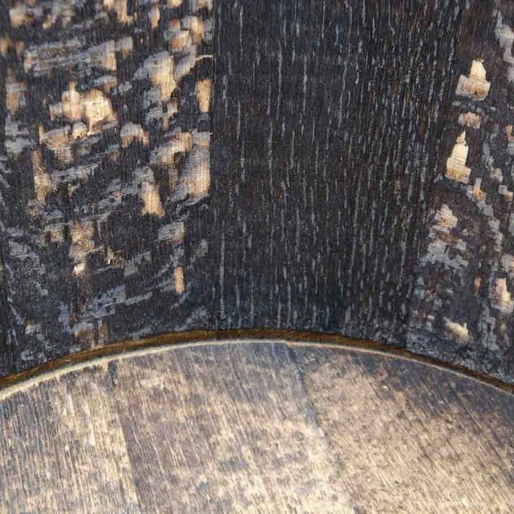 Temesso Pflanzkübel D 65cm - Halbes originales schottisches Whiskyfass – Bild 4