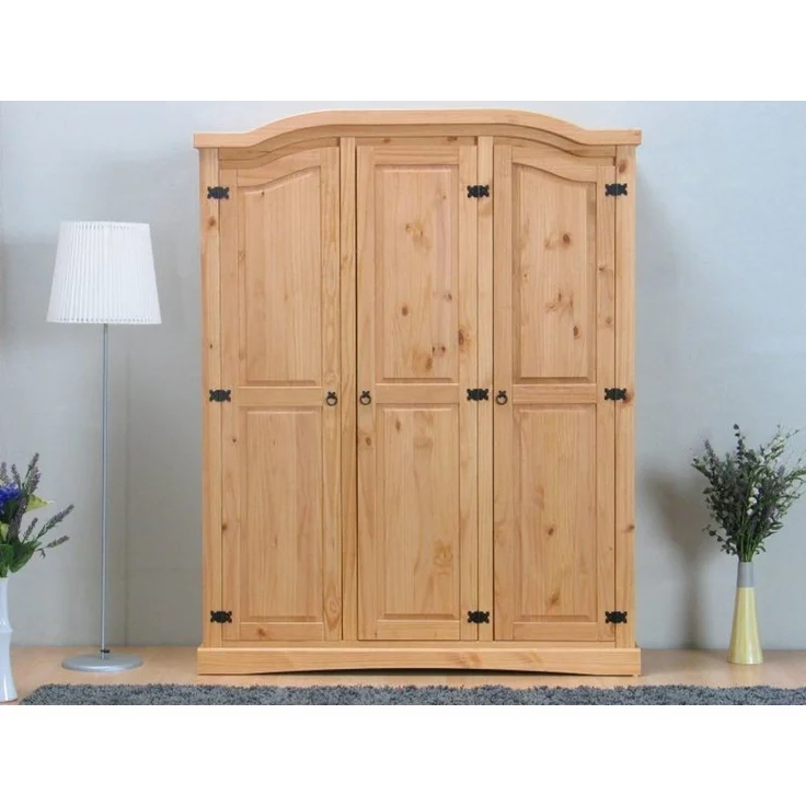 ebuy24 Kleiderschrank New Mexico Kleiderschrank 3-Trg. Breite 152 cm, Hö – Bild 2