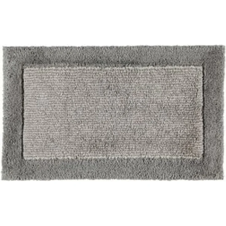 Cawö Badematte Badteppich Two-Tone Platin (70x120cm) – Bild 6
