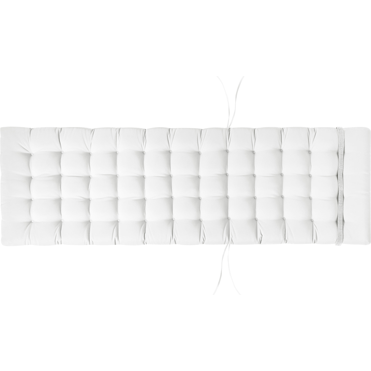 Liegenauflage CESANA PREMIUM 192x56 cm Cremeweiß – Bild 5