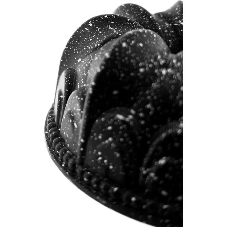 Guss-Backform Ø 23 cm – Schwarze Kuchenform mit eleganter Struktur – Bild 4