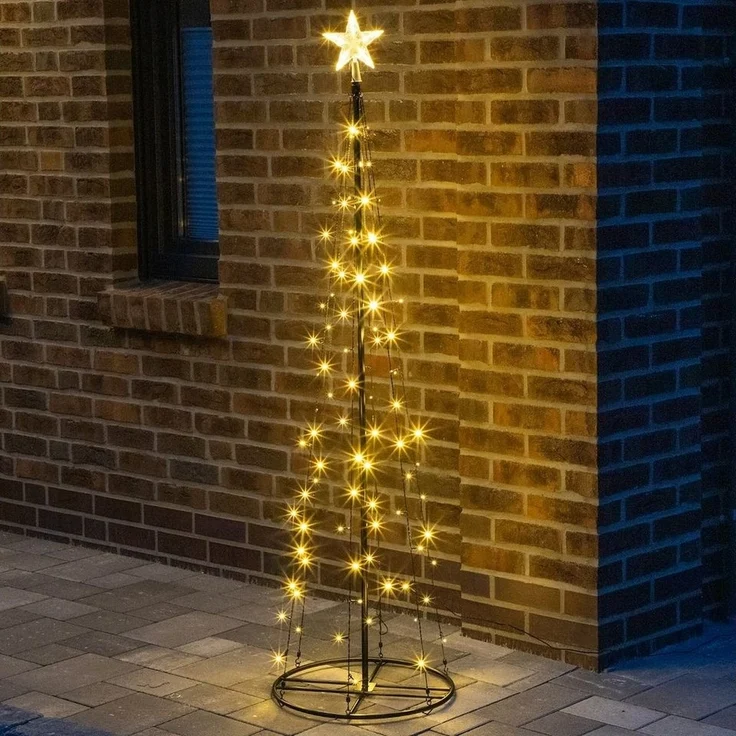 Garten-Weihnachtsbaum Weihnachtsbeleuchtung Garten Baum 180cm – Bild 2