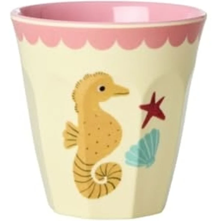 rice Kinderbecher Rice Melamin 6er-SET Becher - Blue Ocean Print 160ml, Melamin – Bild 3