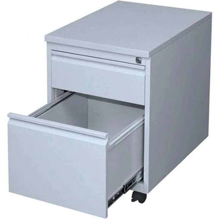 Stahl Büro Rollcontainer Bürocontainer mit Hängeregistratur 62 x 46 x 59 grau 505200