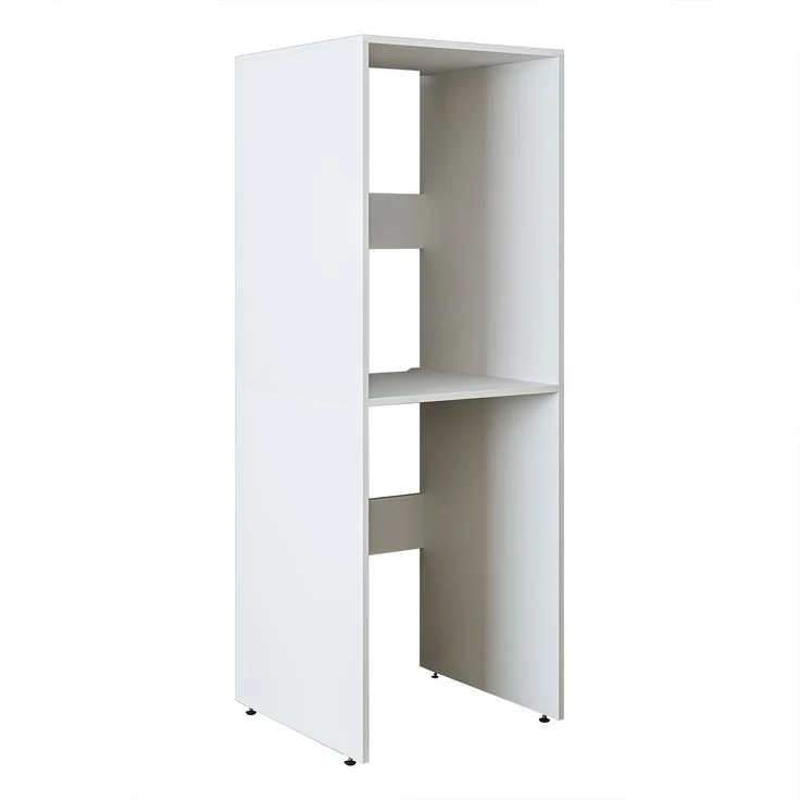 Skye Decor '2370' Waschmaschinenunterschrank, Weiß, 67 x 196,2 x 65 cm – Bild 4