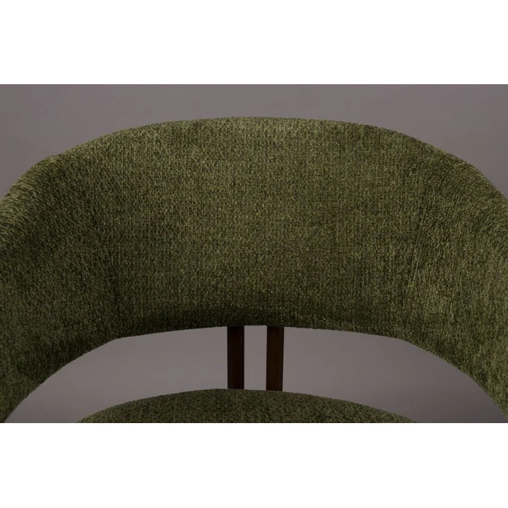 Esszimmerstuhl Naida im 2er-Set, Grün mit Bouclé-Bezug von Dutchbone – Bild 4