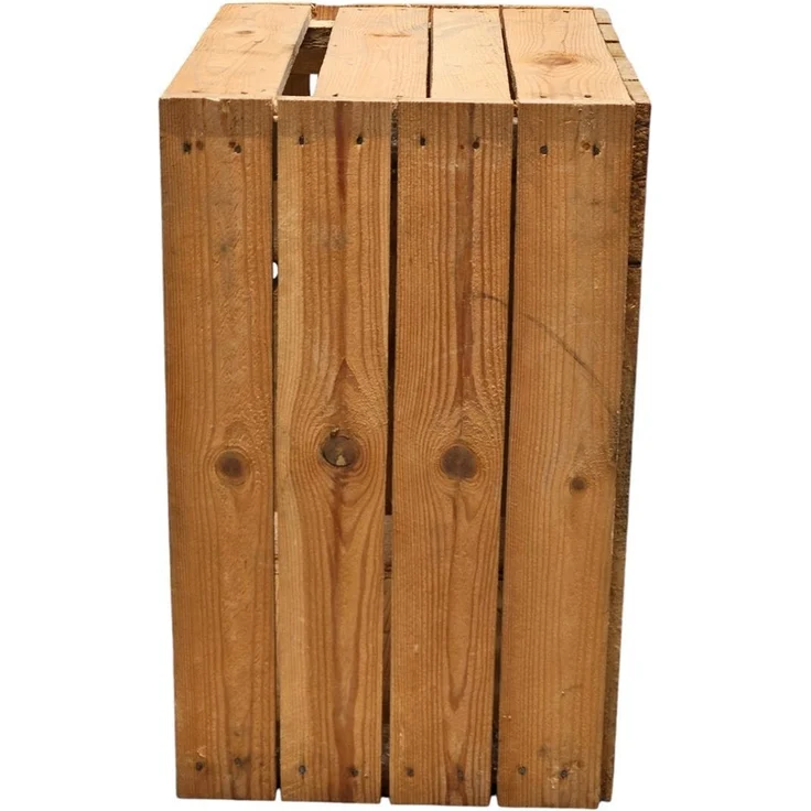 Obstkiste Holzkiste 50 x 40 x 30cm Vintage Natur massiv und robust – Bild 5