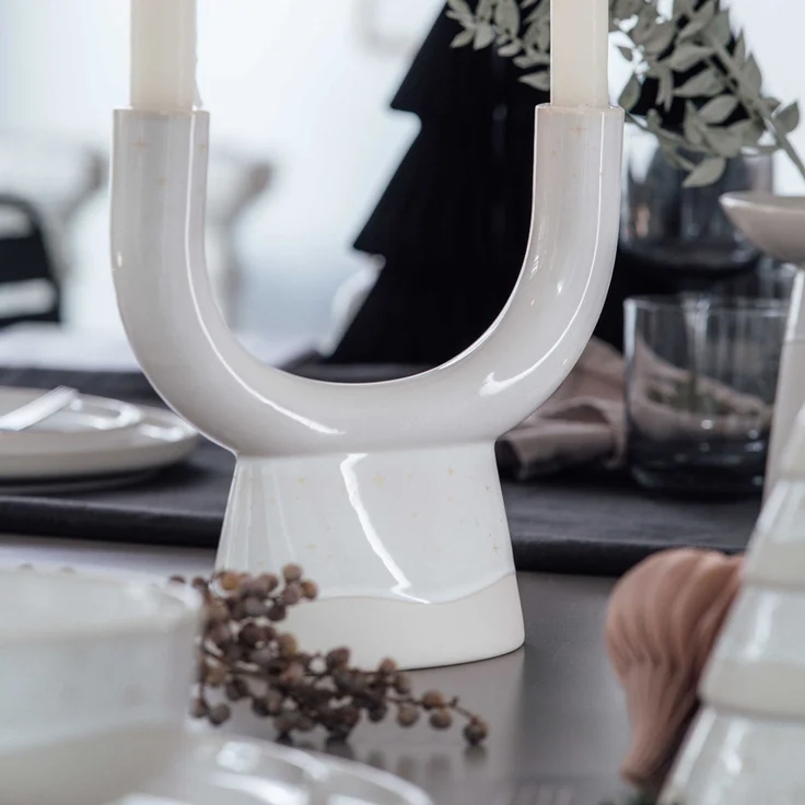 like. by Villeroy & Boch Winter Glow Kerzenhalter U-Form – Bild 4