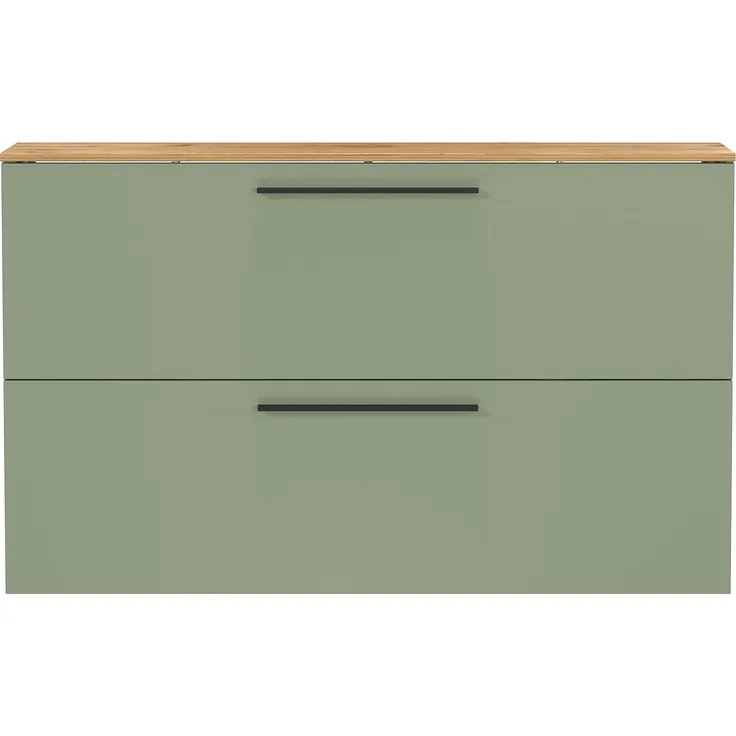 Schuhschrank vito Lassome, Holzwerkstoff, Grün, Holzfarben, 140 x 85 x 19 cm