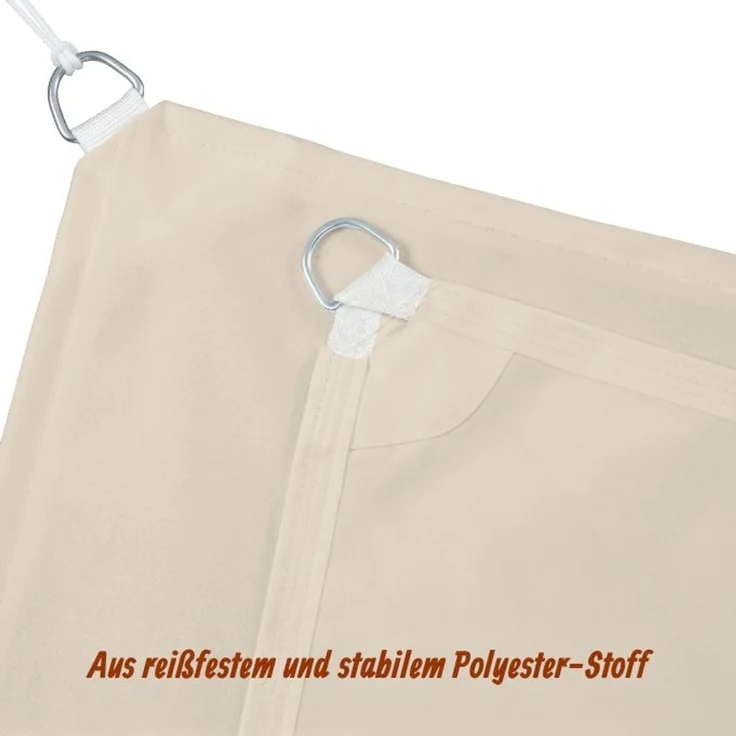 Relaxdays Sonnensegel Polyester – Bild 6