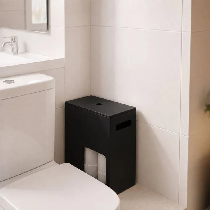 Relaxdays Toilettenpapier Aufbewahrung 8 Rollen – Bild 5