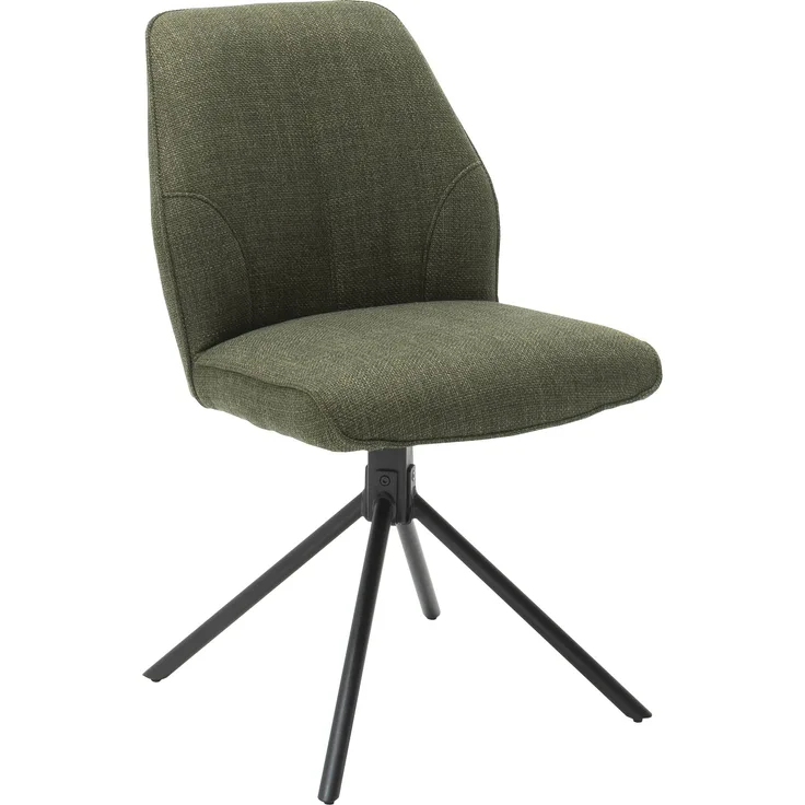 2er Set Stuhl Pemba - Webstoff Olivegrün