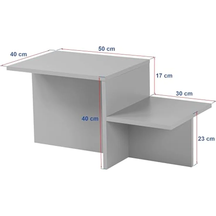 Skye Decor Couchtisch Kompakter Couchtisch in 6 Design-Varianten (1-St, 1 tlg 80x40 Couchtisch), Couchtisch 80x40 cm, in 6 Farben – Bild 4