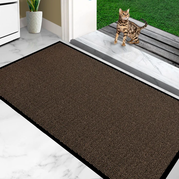 Furni24 Fußmatte - Braun-Schwarz, 90 x 150 cm – Bild 2