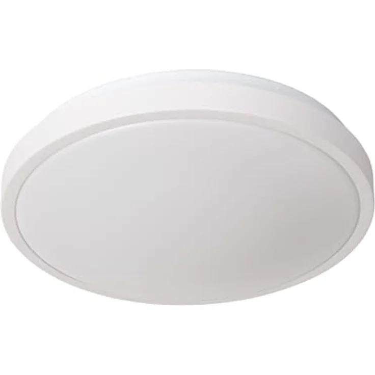 LUCIDE DASHER Deckenleuchte Badezimmer, Ø 34,8 cm, LED 1x18W 2700K, IP44, Bewegung und Tag/Nacht-Sensor, Weiß – Bild 2