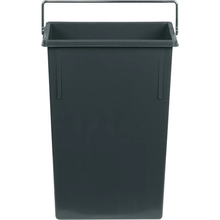 HAILO 1082479 Ersatzeimer 7 L mit Metallbügel grau für TANDEM 2-fach Abfallsorter / Hailo TA Swing 30.2/31 / Eimer / Mülleimer / Abfalleimer / Einsatz – Bild 3
