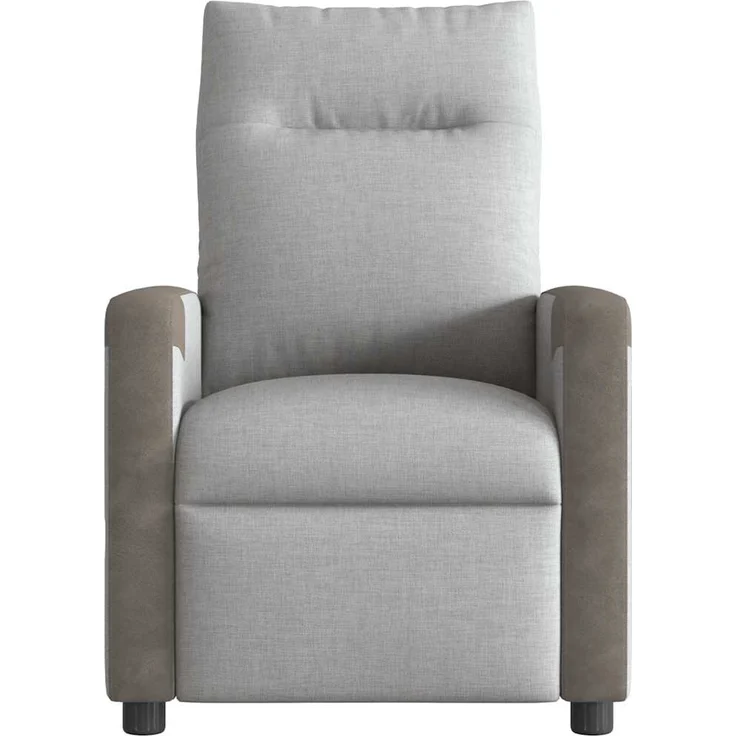 vidaXL Massagesessel Elektrisch Wolkengrau Stoff 3324084 – Bild 3