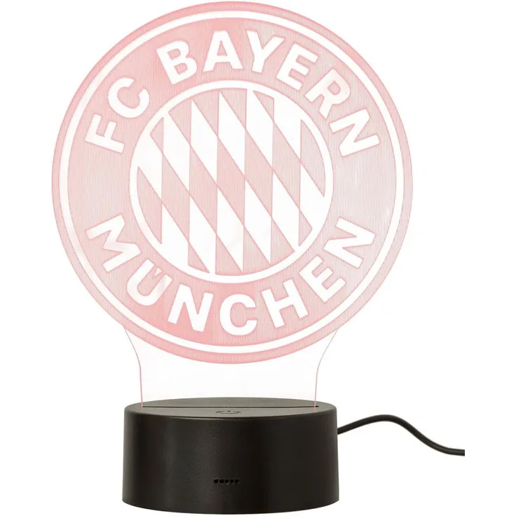 FC Bayern München LED Dekolicht FC Bayern München LED-Logo I Nachtlicht I Lampe I Leuchtendes Logo