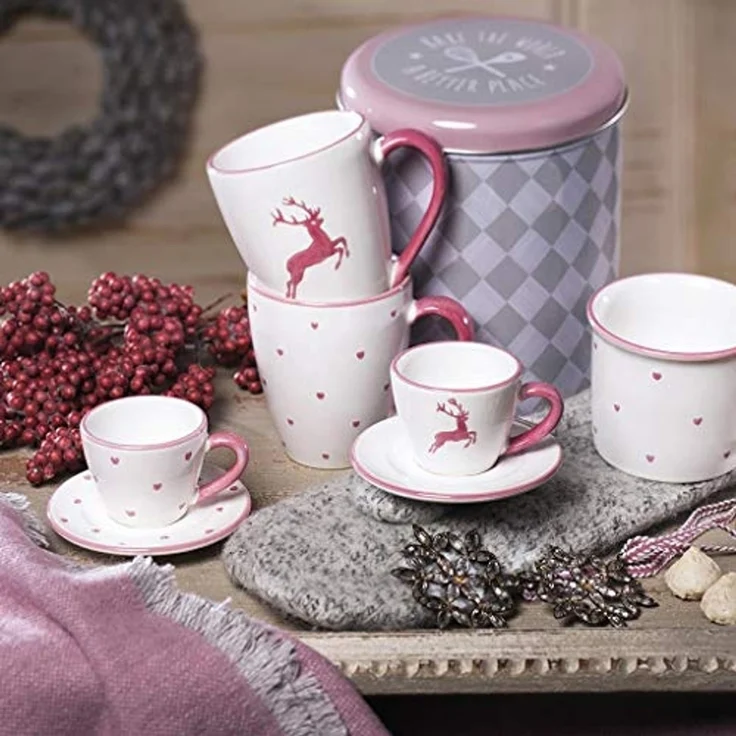 Gmundner Keramik Herzerl Rosa, Müslischale groß (Ø 14cm) – Bild 6