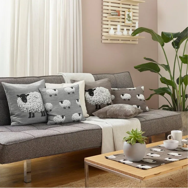 sander table + home Kissenbezug Kissenhülle "Fluffy", Tiermotiv