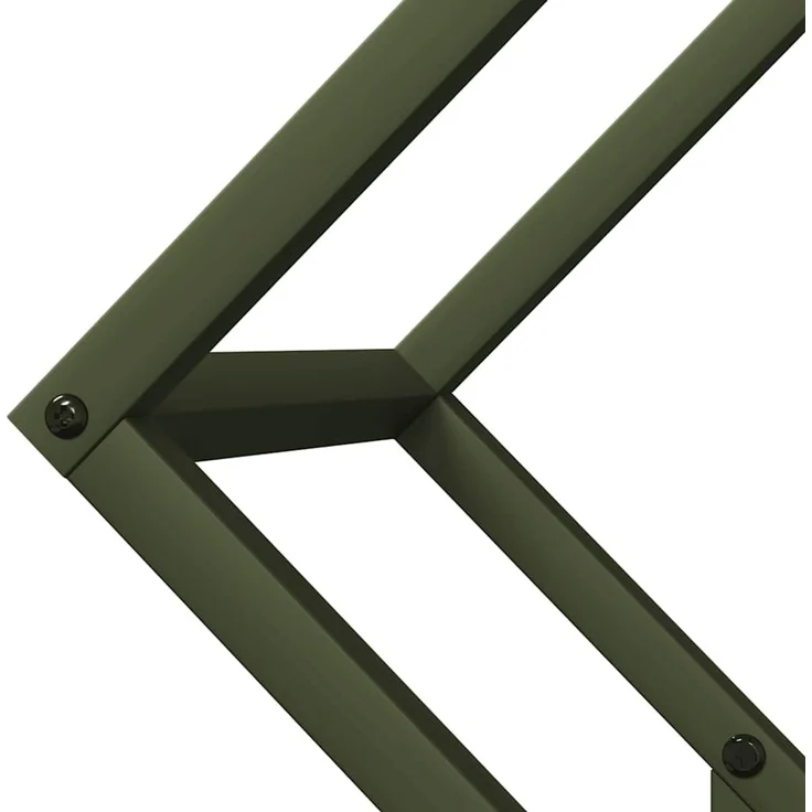 vidaXL Brennholzregal Olivgrün 50x25x50 cm Kaltgewalzter Stahl 864278 – Bild 7