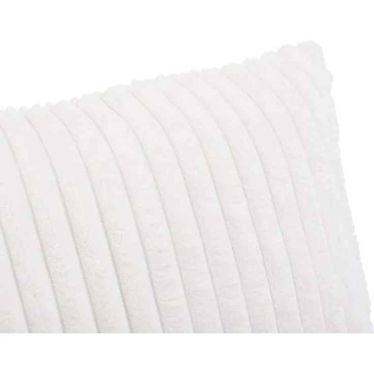 Gözze schoenesWohnen24 Decke, Wollweiß, 50x50cm, 100% Polyester, Maschinenwaschbar, Verdeckt Reißverschluss – Bild 2